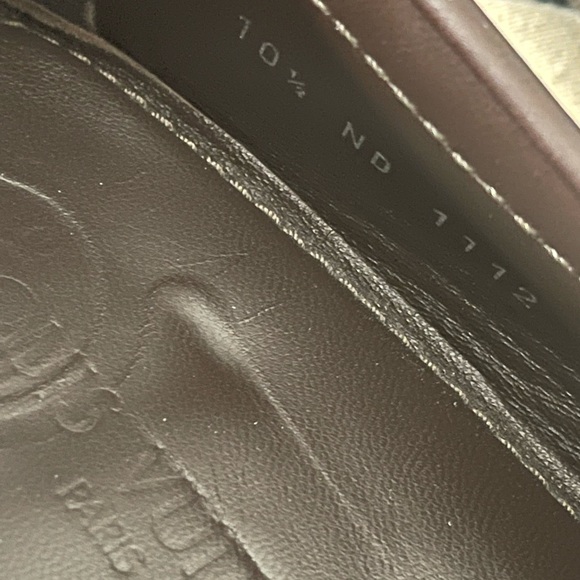 LV Dark Brown Loafers Shoe main image 10